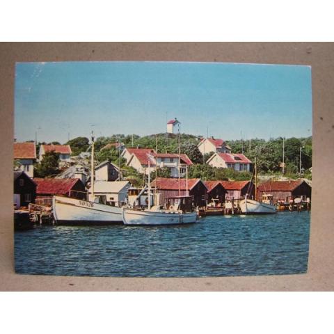 Nordkoster Fiskeskutor Bohuslän skrivet Äldre vykort