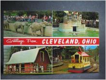 Vykort USA Flerbildskort Cleveland i Ohio