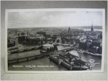 Utsikt över Stockholm 1931 skrivet gammalt vykort