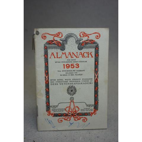 Almanacka 1953