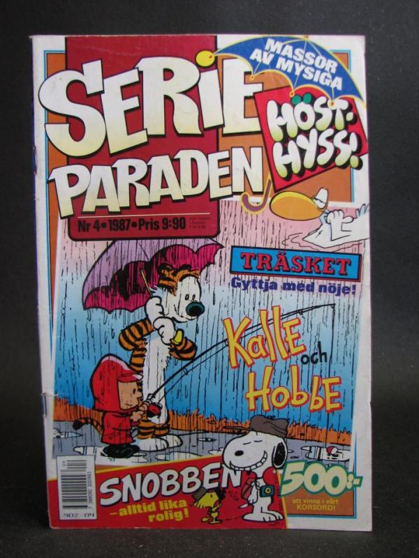 Serietidning - Serieparaden Nr 4 1987