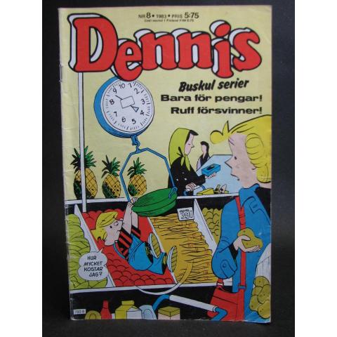 Serietidning - Dennis 1983 NR 8