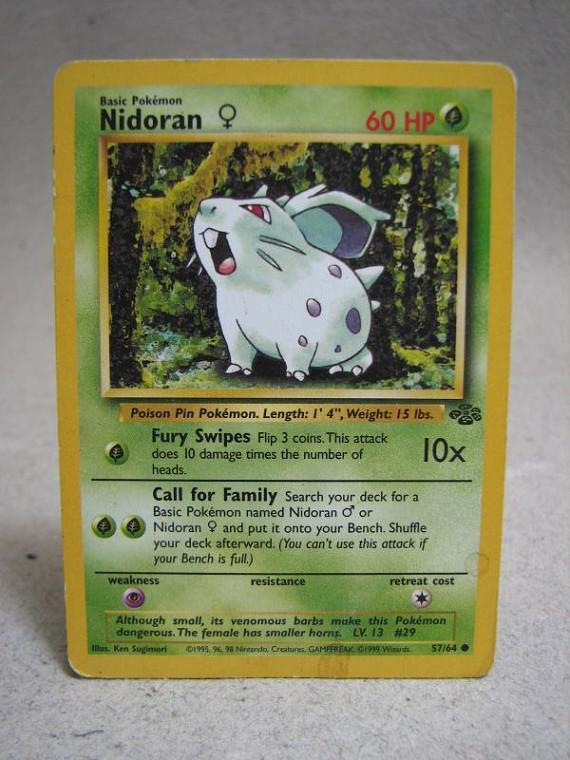 Pokémon Orginalserie Jungle Nr 29 Nidoran 