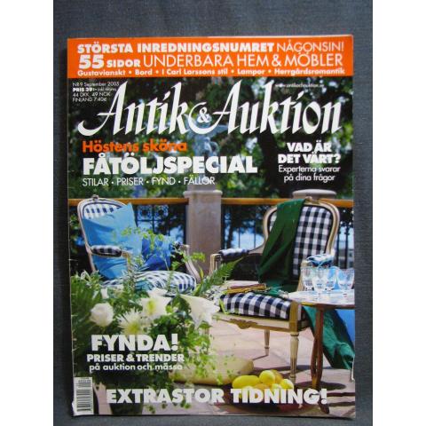Antik & Auktion Nr. 9 September 2005 / Med olika intressanta artiklar och bilder