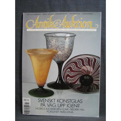 Antik & Auktion Nr. 11 November 1991 / Med olika intressanta artiklar och bilder
