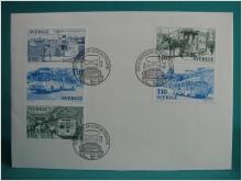 Lokaltrafik 8/10  1977 - FDC med Fina stämplade frimärken