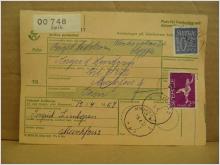 Frimärken på adresskort - stämplat 1967 - Säffle - Munkfors 2