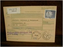 Paketavi med stämplade frimärken - 1972 - Kållared till Skoghall