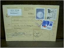 Paketavi med stämplade frimärken - 1972 - Simrishamn 1 till Karlstad 1