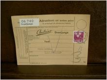 Paketavi med stämplade frimärken - 1962 - Svenljunga till Munkfors