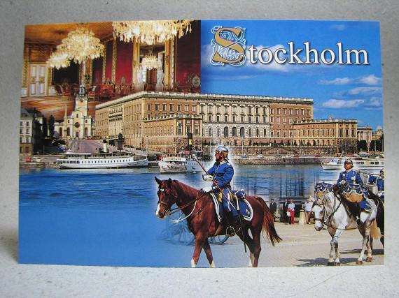Stockholm slott Vaktavlösning Hästar