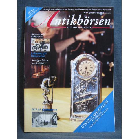 Antikbörsen Nr. 4 April 1995 / Med olika intressanta artiklar och bilder