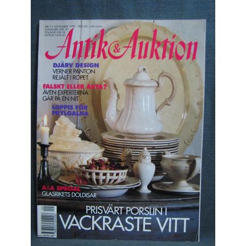 Antik & Auktion Nr. 9 September 1999 / Med olika intressanta artiklar och bilder