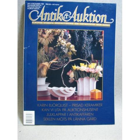 Antik & Auktion Nr. 12 1989