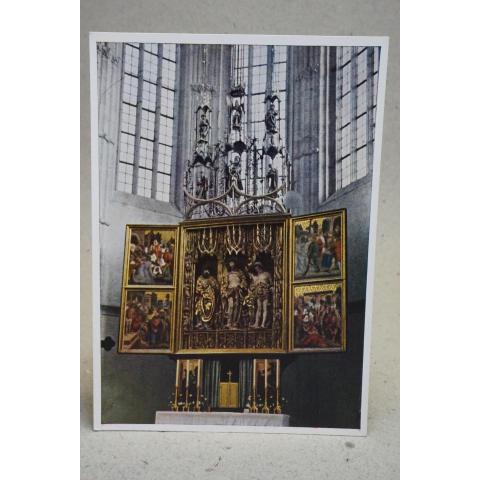 Altare Meister v Pulkau Oskrivet äldre kort av fin konst