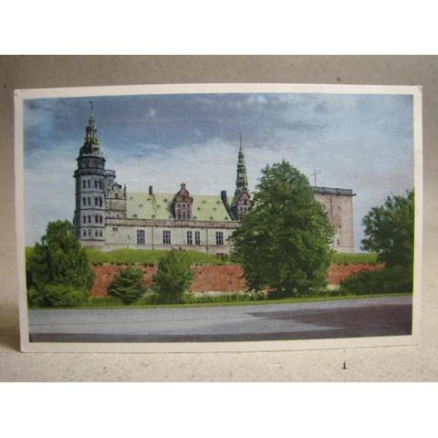 Kronborg slot Helsingör 1950 skrivet gammalt vykort