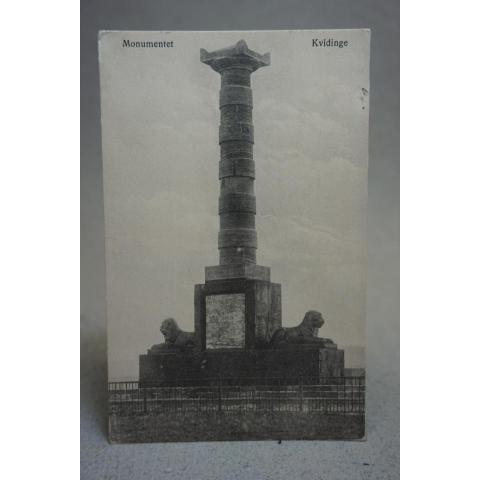 Kvidinge Monumentet Oskrivet gammalt vykort