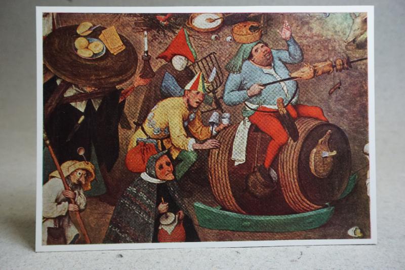 Bucheim Kunstkarte 972 Pieter Brueghel Oskrivet vykort av fin konst