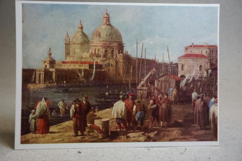Bucheim Kunstkarte 969 Antonio Canal gen Venedig Oskrivet vykort av fin konst