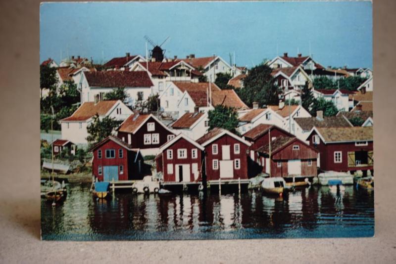 Fiskeläge Bohuslän 1971  - skrivet vykort 