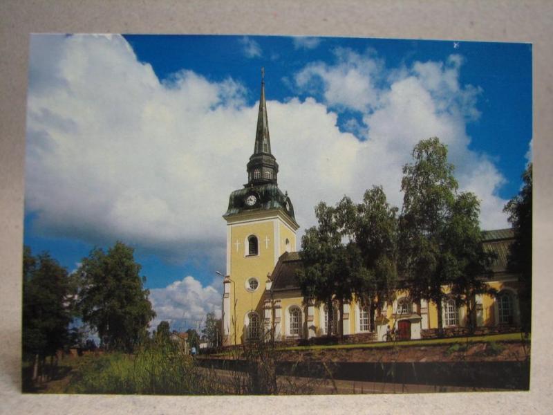 Älvdalen kyrka  Dalarna = 2 vykort