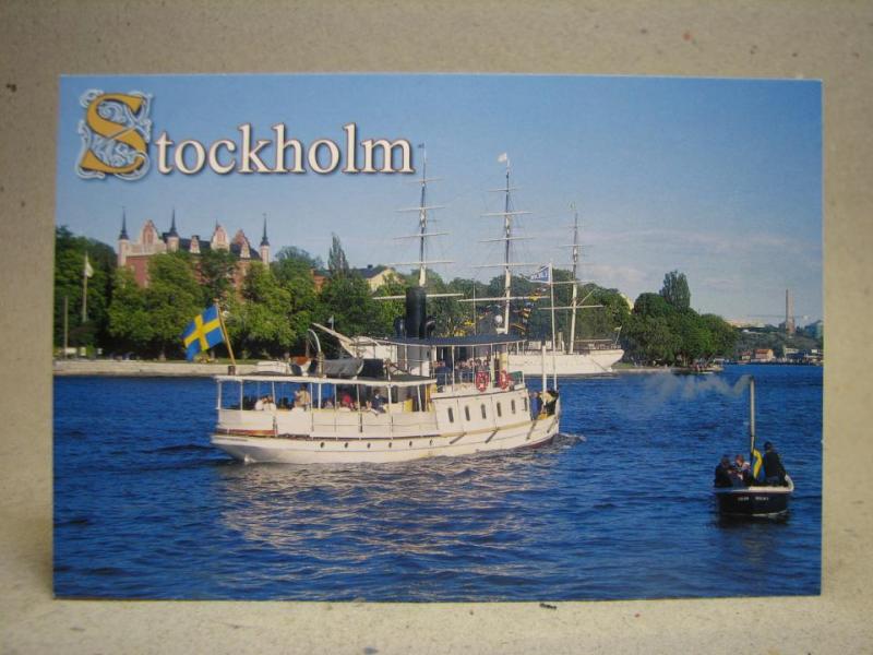 Båtar på Strömmen  Stockholm 