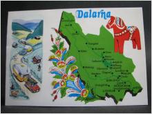 Dalarna  - Karta över Dalarna