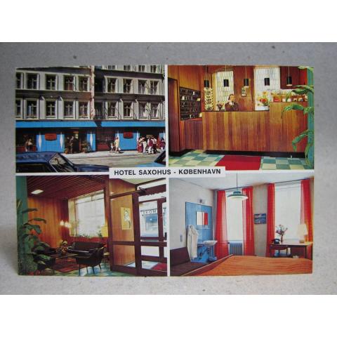 Hotel Saxohus Köpenhamn ... / Fin svensk evenemangstämpel - Torsby Torpar riddar orden 9/6 1973