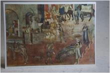 Bucheim Kunstkarte 1276 Amgrogio Lorenzetti Oskrivet vykort av fin konst