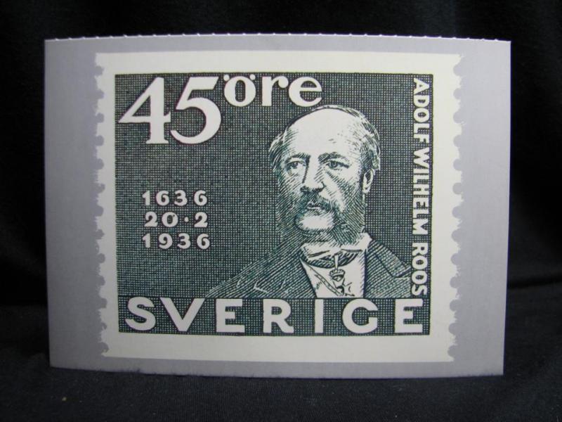 Adolf Wilhelm Roos Generalpostdirektör Postverkets 300-årsjubileum 1983