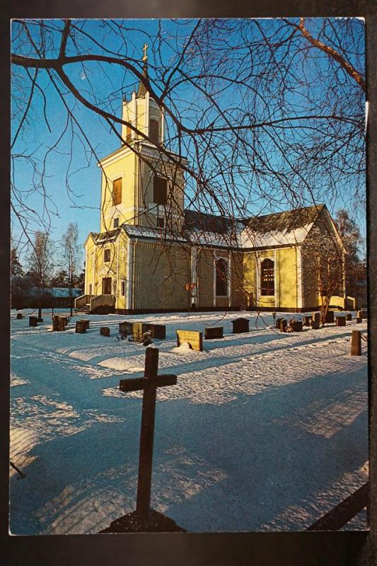 Älvsby kyrka 2 äldre vykort Luleå Stift