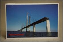 Öresundsbron under byggnad 2000 Skrivet äldre vykort