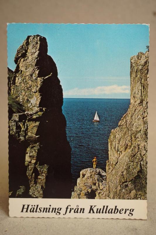 Vy från Kullaberg 1988 Skrivet äldre vykort