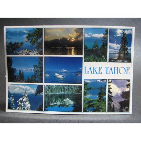 Vykort USA Flerbildskort Lake Tahoe