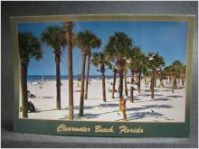 Vykort USA Clearwater Beach i Florida