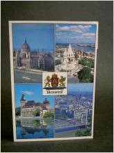 Vykort Ungern Budapest Flerbildskort