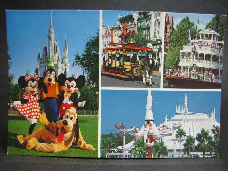Vykort USA Flerbildskort Walt Disney World Resort