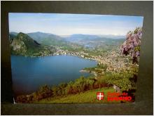 Vykort Schweiz Lugano
