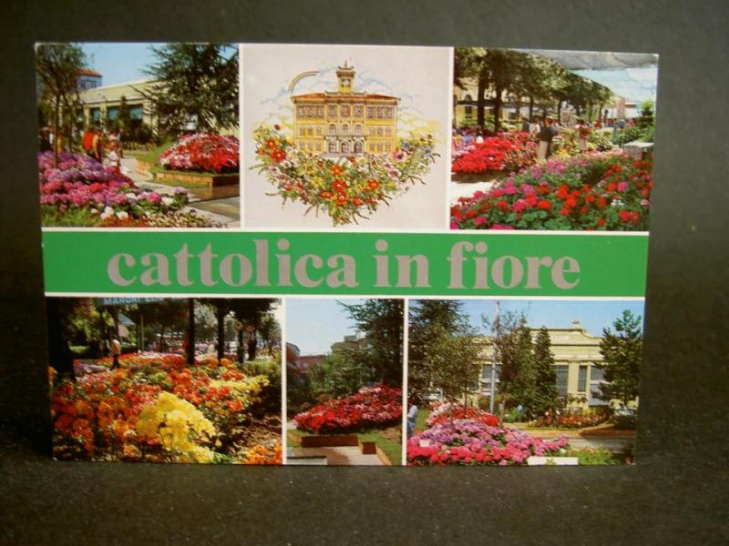 Vykort Italien Cattolica Flerbildskort