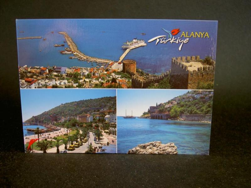 Vykort Turkiet Alanya Flerbildskort
