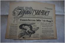 Idrottsbladet  1952 nr  17  - Sporthändelser under 1950-tal - Bl.a om  Tomteluvan blir vit flagg  .....