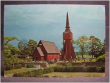 Vykort Ulrika kyrka 1969