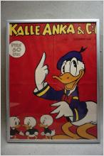 Tavla med Affisch från Första Kalle Anka tidningen