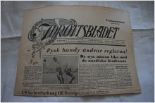 Idrottsbladet  1952 nr  123  - Sporthändelser under 1950-tal - Bl.a om Hasse Hweem kör speedway .....