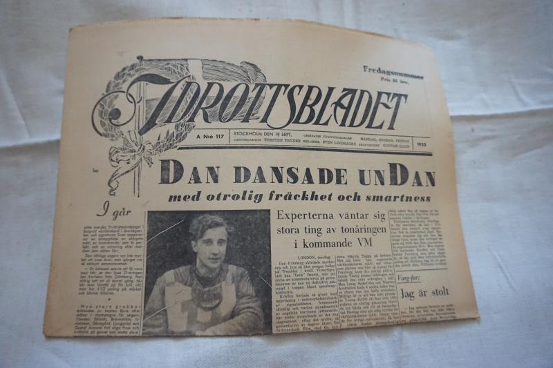 Idrottsbladet  1952 nr  117  - Sporthändelser under 1950-tal - Bl.a om Dan Dansade unDAN .....