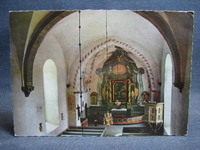 Vykort Gärdslösa kyrka 1960