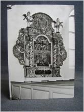 Vykort Nykils kyrka altarskåp