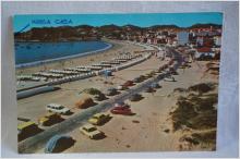 Vykort Bilar på stranden Portugal