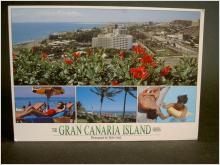 Vykort Spanien Kanarieöarna Flerbildskort