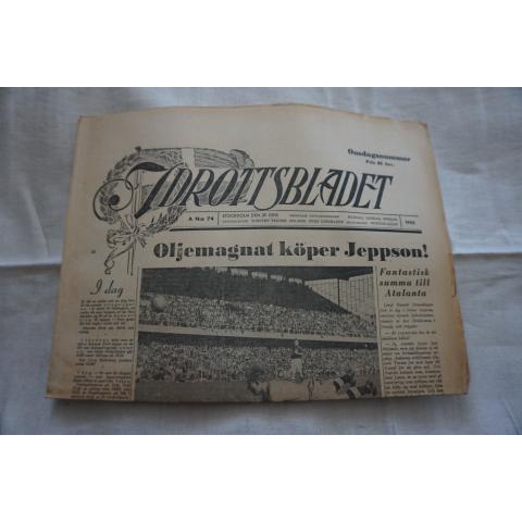 Idrottsbladet  1952 nr  74 - Sporthändelser under 1950-talet